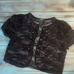 Lace Open Front Cami